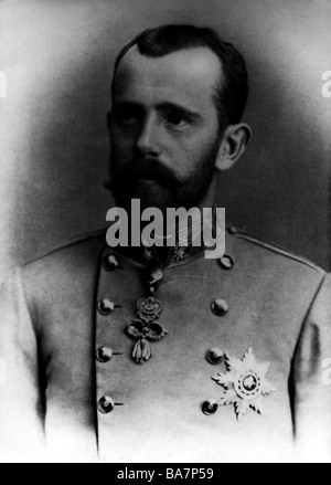 Rudolf, 21.8.1858 - 30.1.1889, Crown Prince of Austria-Hungary, portrait, 1883, , Stock Photo