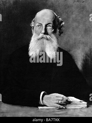 Kekule von Stradonitz, Friedrich August, 7.9.1829 - 13.7.1896, portrait, painting, Stock Photo