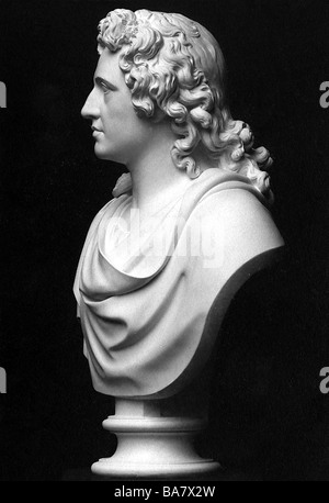 Goethe, Johann Wolfgang, 28.8.1749 - 22.3.1832, German author / writer, portrait, bust by Alexander Trippel (1790), , Stock Photo