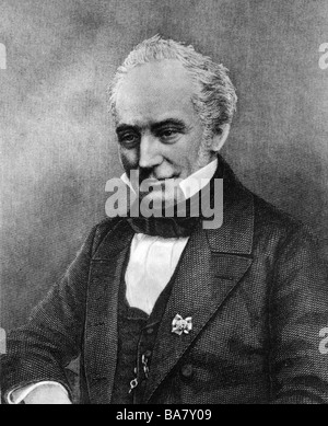 Bopp, Franz, 14.9.1791 - 23.10.1867, German scientist, half length, 19th century, Stock Photo
