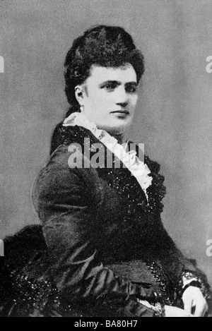 Verdi, Giuseppe, 10.10.1813 - 27.1.1901, Italian composer, his mistress Teresa Stolz, half length, photo,