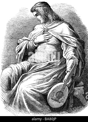 Wolfram von Eschenbach, circa 1175 - circa 1220, German knight ...