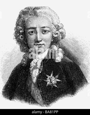 Calonne, Charles Alexandre de, 1734 - 30.10.1802, , Stock Photo