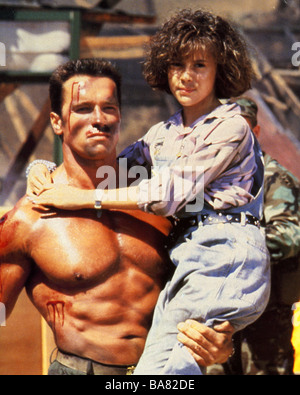 COMMANDO 1985 TCF film with Arnold Schwarzenegger Stock Photo