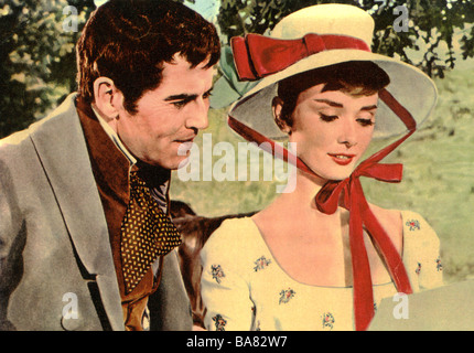 WAR AND PEACE  1956 Carlo Ponti film with Audrey  Hepburn and Henry Fonda Stock Photo