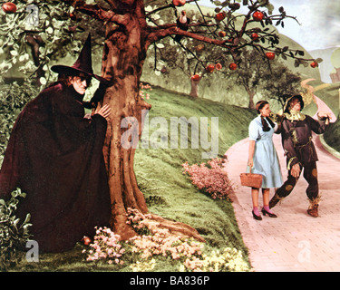 THE WIZARD OF OZ 1939 MGM film with Judy Garland - see Description below for cast names and characters Stock Photo