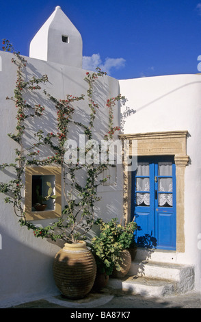 house in Chora town Kythira island Attiki Greece Stock Photo