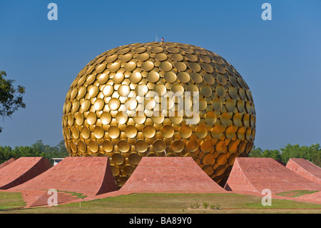 Matri Mandir Meditation Centre Auroville Pondicherry Tamil Nadu India Stock Photo