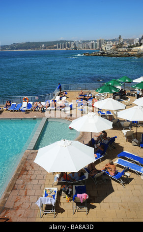 Chile, Vina del Mar : the waterfront Stock Photo