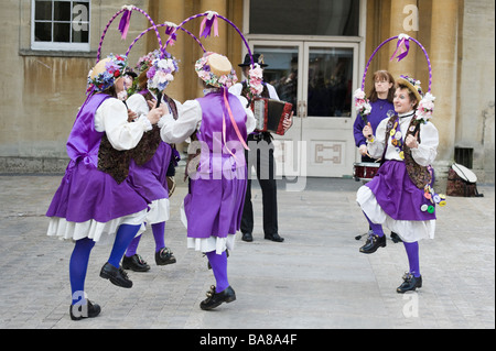 Morris dancing at the 2009 Oxford Folk Festival Stock Photo