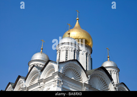 The Archangel Cathedral  Kremlin, Moscow, Russia. Stock Photo