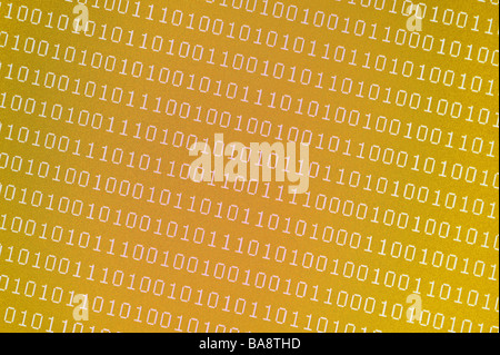 Binary code Stock Photo