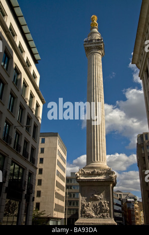 The Fire Monument,London Stock Photo