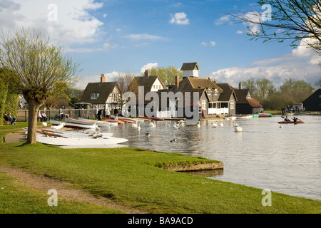 Thorpeness Meare boathouse Stock Photo