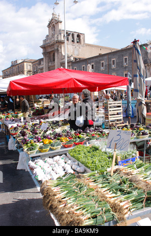 La Fiera market, Catania, Sicily, Italy Stock Photo