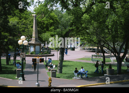 The Santa Fe Plaza in New Mexico was built in 1821 in the Spanish ...