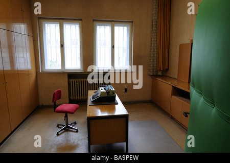 Interrogation room, former East German political prison of Hohenschoenhausen, Berlin Stock Photo