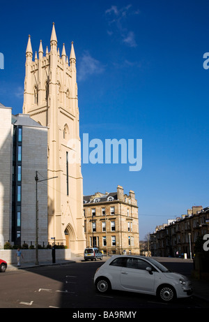 Park Church Tower, Park Circus Place, City of Glasgow, Scotland. Stock Photo