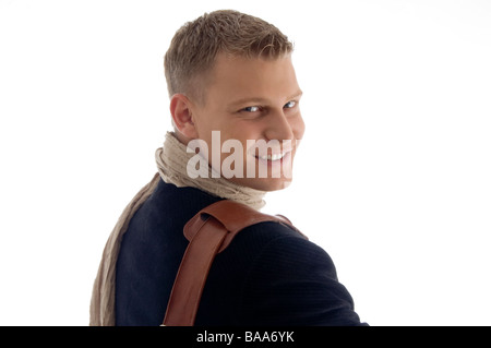 portrait of smiling young male Stock Photo
