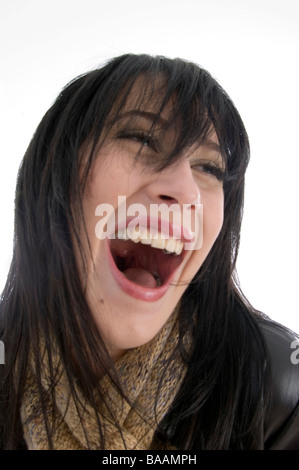 happy female posing Stock Photo