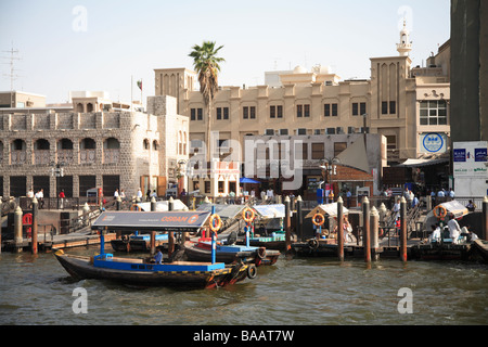 Bur Dubai Old Souk Abra Station Stock Photo