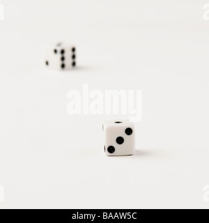 Close-up of two dices Stock Photo