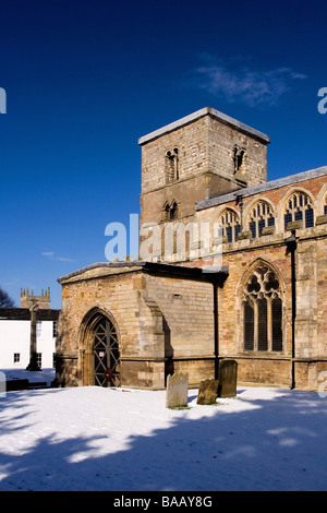 parish church of st peter, barton on humber, north lincolnshire, united kingdom Stock Photo