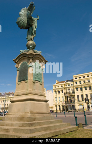 The 'peace' statue, Brighton seafront. Erected to celebrate the reign of King Edward II, designed by Newbury Trent Stock Photo