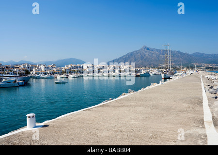 Puerto Banus near Marbella, Costa del Sol, Andalucia, Spain Stock Photo