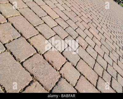 Block paving pattern Stock Photo