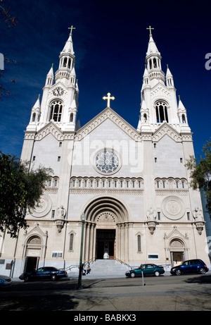 Saints Peter and Paul Church in San Francisco, California, USA Stock Photo