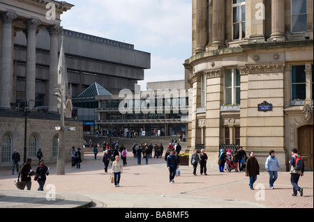 Birmingham Central Library Paradise Circus Birmingham. Viewed from Victoria Square Stock Photo