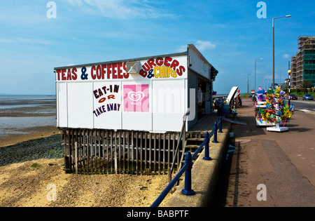 A cafe on the promenade at Southend on Sea in Essex.  Photo by Gordon Scammell Stock Photo