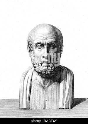 HIPPOCRATES - Greek physician c 460-377 BC Stock Photo, Royalty Free ...