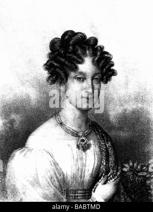 Marie Louise, 12.12.1791 - 12.12.1847, Empress Consort of France 2.4.1810 - 6.4.1814, portrait, steel engraving, 19th century,  ,