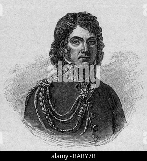 Larrey, Dominique Jean Baron, 8.7.1766 - 25.7.1842, French military physician, portrait, wood engraving, 19th century, , Stock Photo