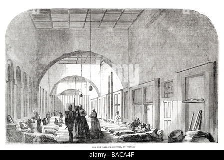 new barrack hospital at scutari 1854 Stock Photo