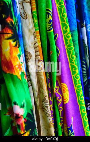 Souvenirs at Grand Anse Craft Spice Market Grenada Stock Photo