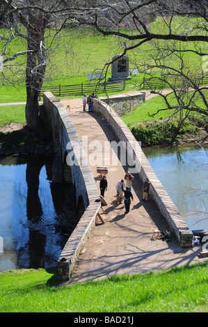 USA Maryland Washington County Antietam National Battlefield National Park Service Burnside Bridge Stock Photo