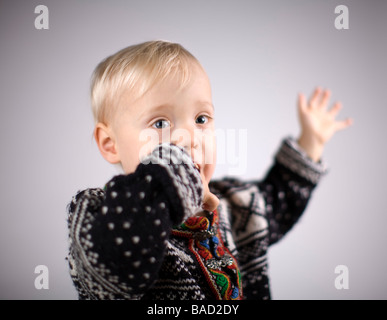 Portrait of a happy toddler Stock Photo