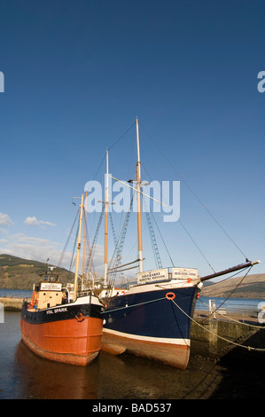 Scotland Argyll Inverary Maritime Museum on 2 Ships aside, Stock Photo