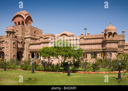 Lallgarh Palace Hotel, Bikaner, Rajasthan, India Stock Photo