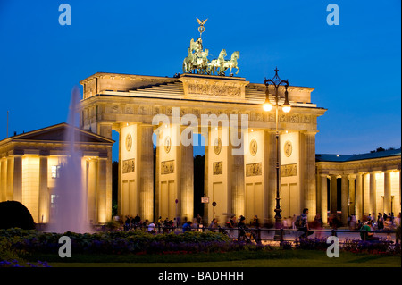Allemagne, Berlin, Mitte or Berlin-Mitte District, Brandenburg Gate Stock Photo