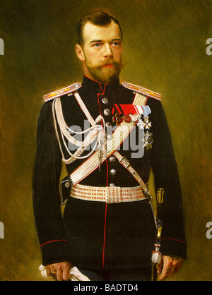 RUSSIAN TSAR NICHOLAS II in 1904 Stock Photo