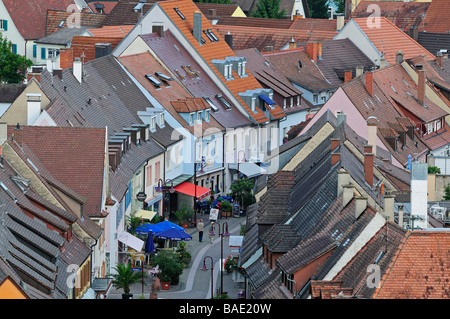 View of Rooftops in Breisach, Baden-Wurttemberg, Germany Stock Photo