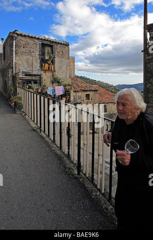 Village view, Malvagna, Sicily, Italy Stock Photo 23671849 Alamy