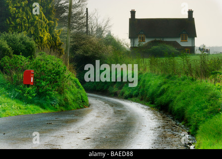 Rural country lane in the South Downs near Graffham west sussex England UK Stock Photo