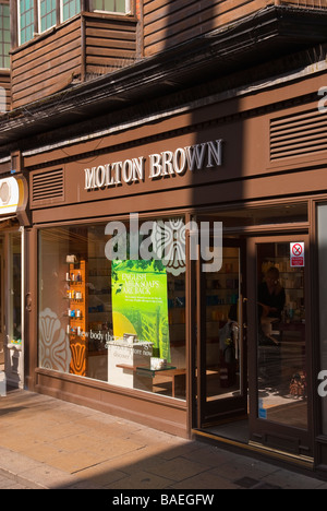 The Molton Brown shop store in York,Yorkshire,Uk Stock Photo