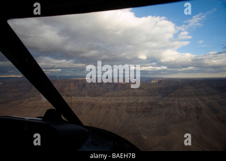 helicopter ride over grand canyon usa no release Stock Photo