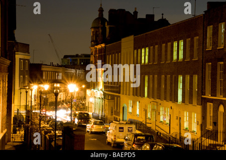 Night time in Angel Islington, London Stock Photo